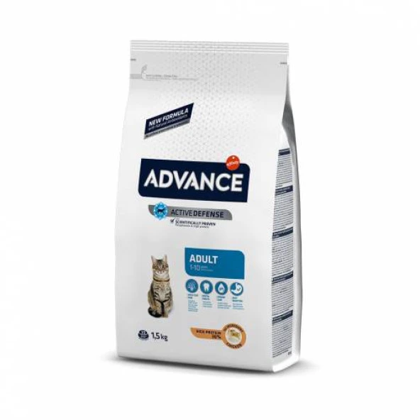Advance Adult Tavuklu Yetişkin Kedi Maması 1,5 Kg ürün görseli 1