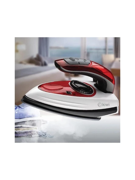 Kiwi KSI-6317 2in1 1100 W Kırmızı Buharlı Kırışıklık Giderici ve Seyahat Ütüsü ürün görseli 1