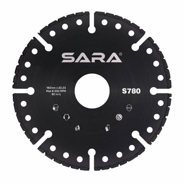 SARA S780 Çok Amaçlı Elmas Kesme Diski - 180 mm ürün görseli 1