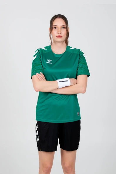 Hummel Line Antrenman Tişört Yeşil - Resim 2