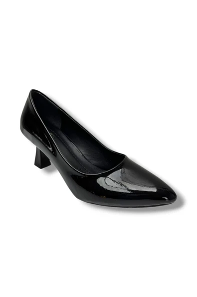 C-Shoes 349-26 Rugan Deri Orta Boy Topuklu Kadın Stiletto ürün görseli 1