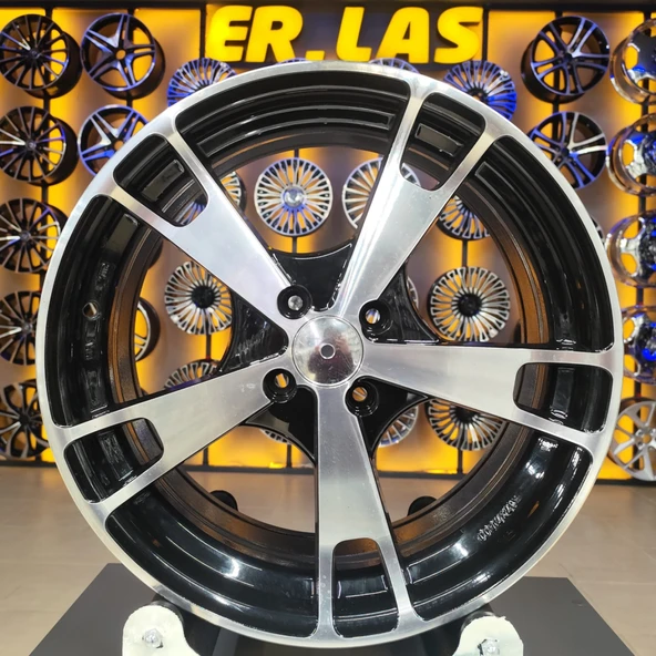4 Adet T705 7.5*17 4*100 ET42 67.1 BLACK MACK JANT (Takım) ürün görseli 1