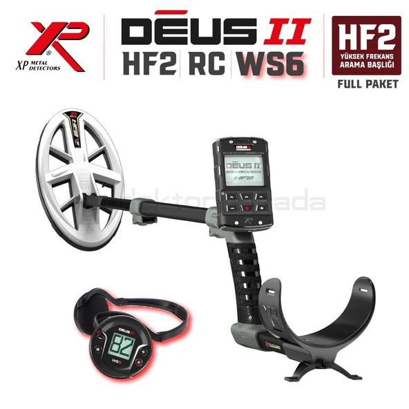 Deus 2 Dedektör - HF 2 Başlık, Ana Kontrol Ünitesi WS6 Kulaklık Full Paket ürün görseli 1