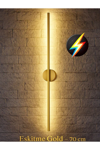 Modern Dekoratif Led Duvar Aplik 70 Cm Günışığı ESKİTME 1 Adet (ELEKTİRİKLİ) Pilli Değildir. ürün görseli 1