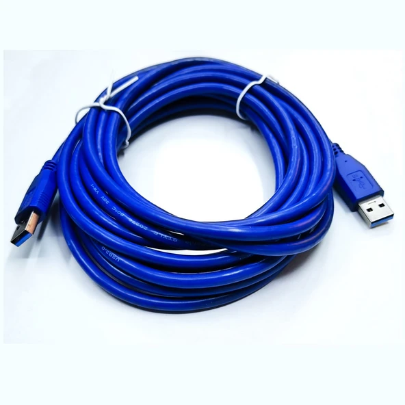 Usb 3.0 erkek erkek  şarj ve data kablosu 5m - Resim 3