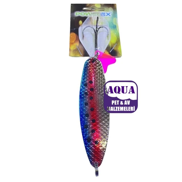 Turna Kaşığı 27 Gram 9 cm. - Powerex Fighter Syclops 27 gr. 9 cm. 7479 Metal Kaşık Sahte Yem Parlak Turna Kaşığı ürün görseli 1