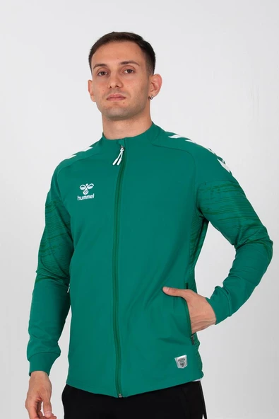 Hummel Line Kamp Eşofman Üstü Yeşil - Resim 5