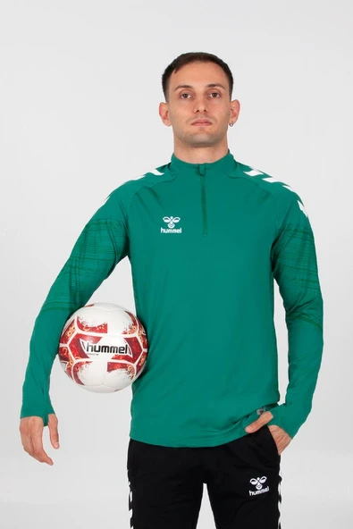 Hummel Line Antrenman Eşofman Üstü Yeşil ürün görseli 1