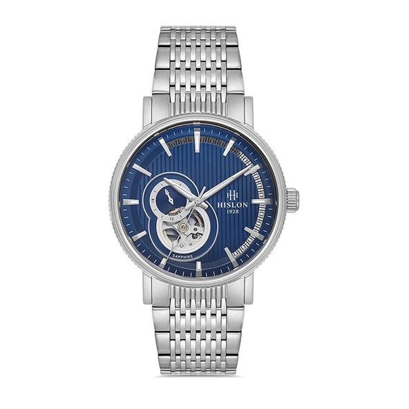 Hislon Men's Solid SD121S-11SS Erkek Kol Saati ürün görseli 1