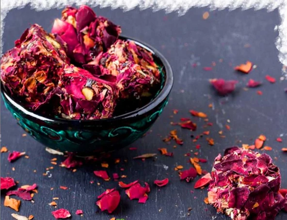 Gül Yapraklı Lokum (500 gr) ürün görseli 1