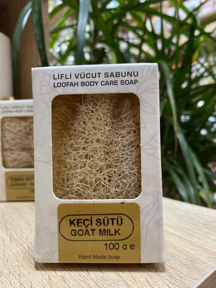 Kabak Lifli Keçi Sütü Sabun 100 Gr ürün görseli 1