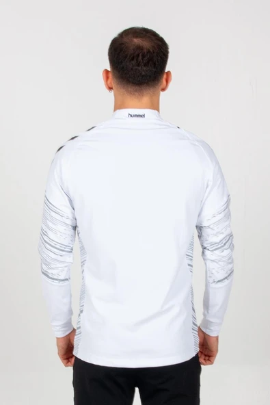 Hummel Line Kamp Eşofman Üstü Beyaz - Resim 7