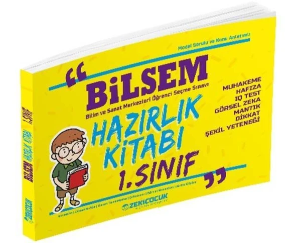 1. Sınıf Bilsem Hazırlık Kitabı Zeki Çocuk ürün görseli 1