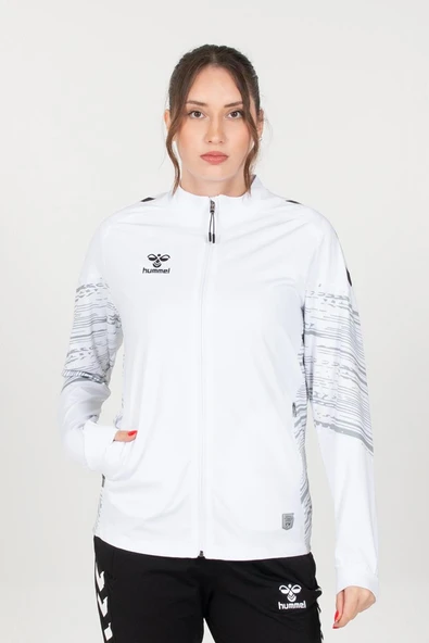 Hummel Line Kamp Eşofman Üstü Beyaz - Resim 2