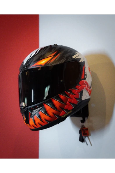 Luxeres  Motosiklet Kask Askısı V2  Scooter & Bisiklet Kask Duvar Tutucu  Güçlü Dayanıklı ürün görseli 1