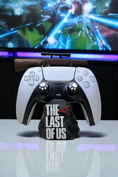 Valyria The Last of Us Tüfek Detaylı PS5 /PS4 / XBOX Uyumludur. Joystick Standı kontrol standı ürün görseli 1