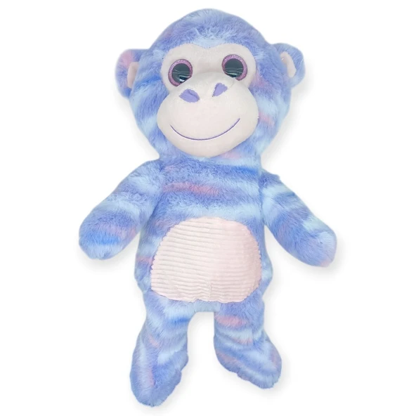 Peluş Renkli Hayvanlar 38 cm - Maymun - Resim 2