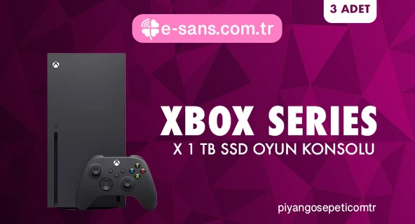 Xbox Series X Siyah ürün görseli 1