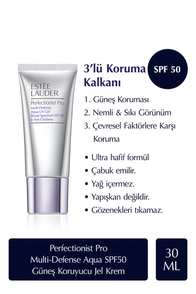 Güneş Kremi - Perfectionist Pro Multi-Defense Aqua SPF50 Güneş Koruyucu Jel Krem 30ml ürün görseli 1