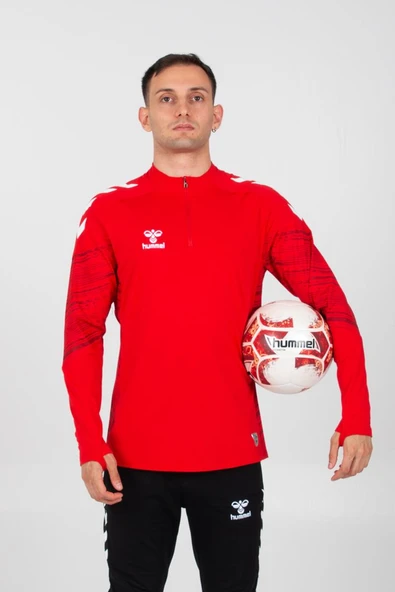 Hummel Line Antrenman Eşofman Üstü Kırmızı ürün görseli 1
