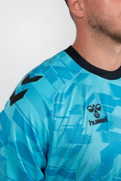Hummel Line Kaleci Şort Turkuaz - Resim 7