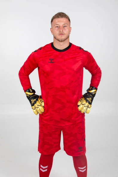 Hummel Line Kaleci Tek Üst Forma Kırmızı - Resim 7