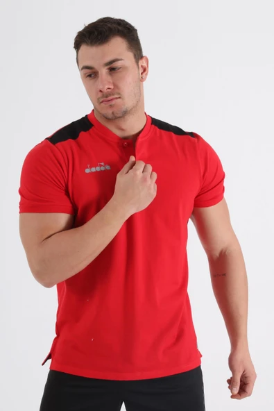 Diadora Muline Bebe Yaka T-Shirt Kırmızı ürün görseli 1
