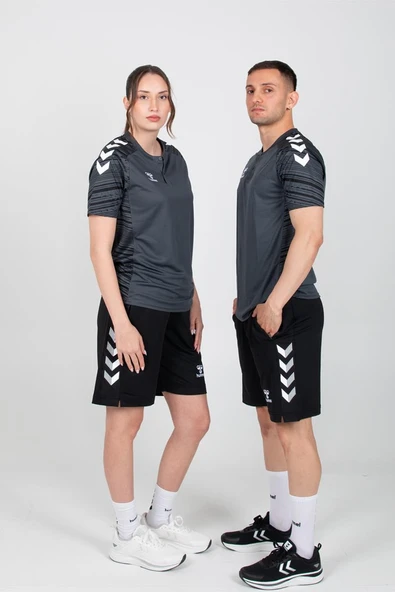 Hummel Line Kamp Tişört Antrasit - Resim 3
