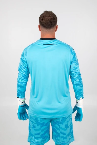 Hummel Line Kaleci Şort Turkuaz - Resim 4