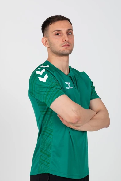 Hummel Line Kamp Tişört Yeşil - Resim 4