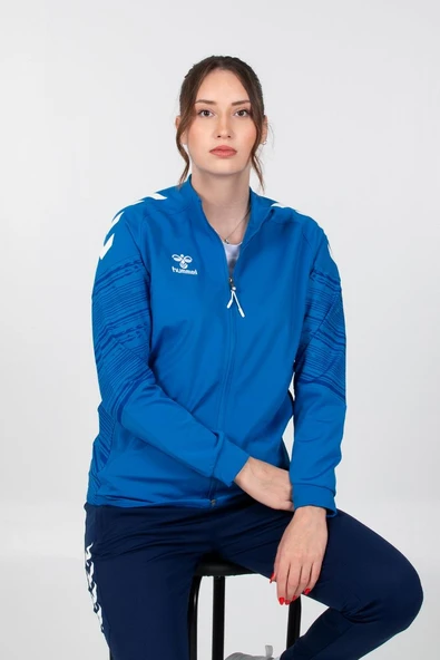 Hummel Line Kamp Eşofman Üstü Mavi - Resim 5