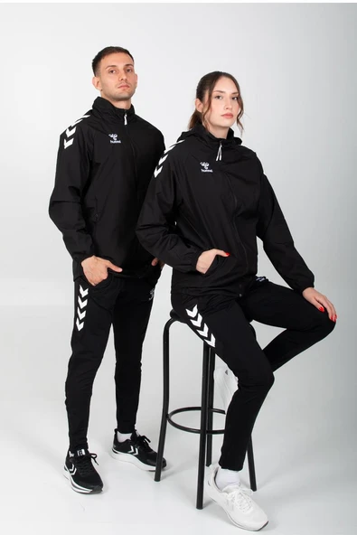 Hummel Line Yağmurluk Siyah - Resim 3
