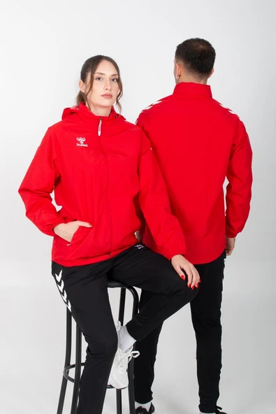 Hummel Line Yağmurluk Kırmızı - Resim 3
