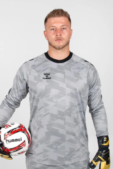 Hummel Line Kaleci Tek Üst Forma Gri - Resim 5