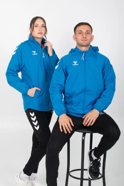 Hummel Line Yağmurluk Saks Mavi - Resim 3