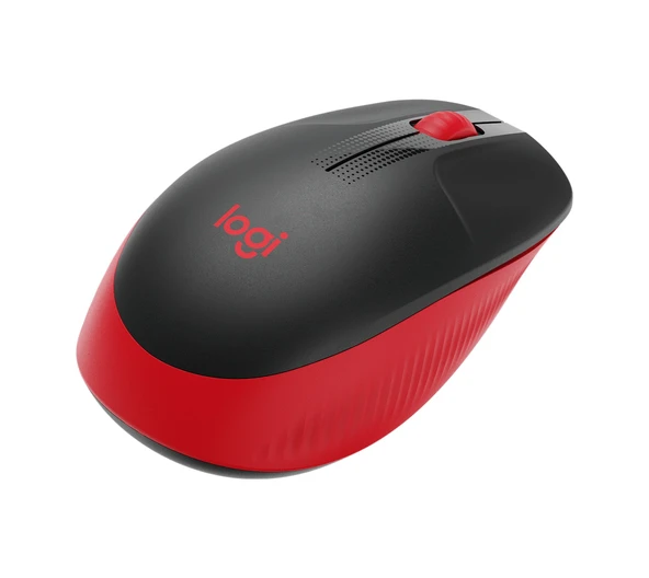 Logitech M190 Kablosuz Optik Mouse Kırmızı - Siyah - Resim 4