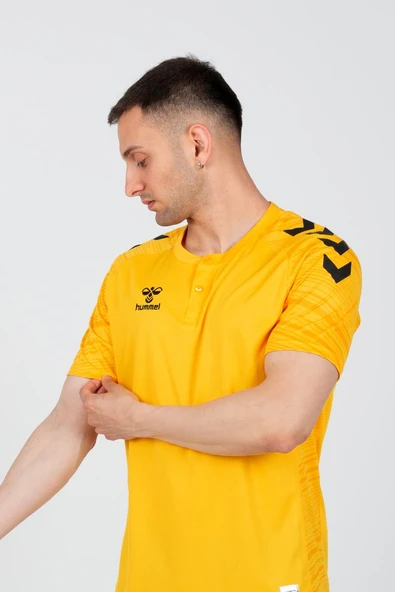 Hummel Line Kamp Tişört Sarı - Resim 4