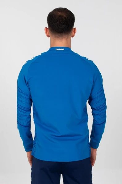Hummel Line Kamp Eşofman Üstü Mavi - Resim 7