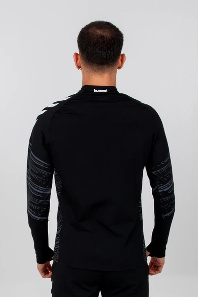 Hummel Line Antrenman Eşofman Üstü Siyah - Resim 7