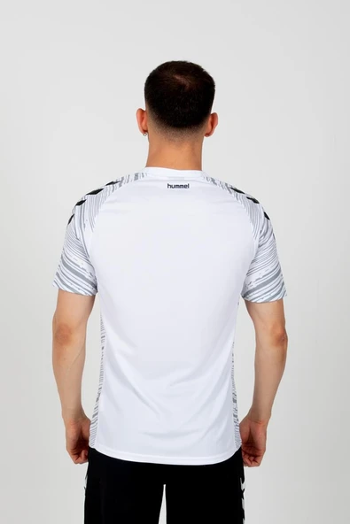 Hummel Line Kamp Tişört Beyaz - Resim 7