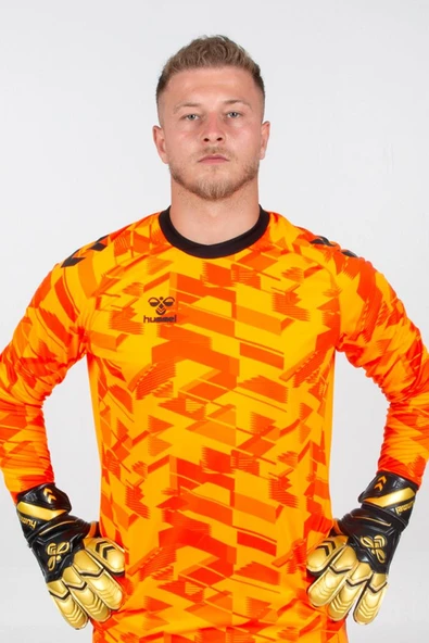 Hummel Line Kaleci Tek Üst Forma Neon Turuncu - Resim 2