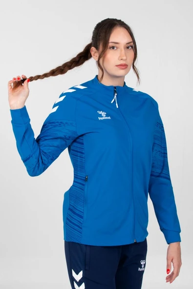 Hummel Line Kamp Eşofman Üstü Mavi - Resim 2