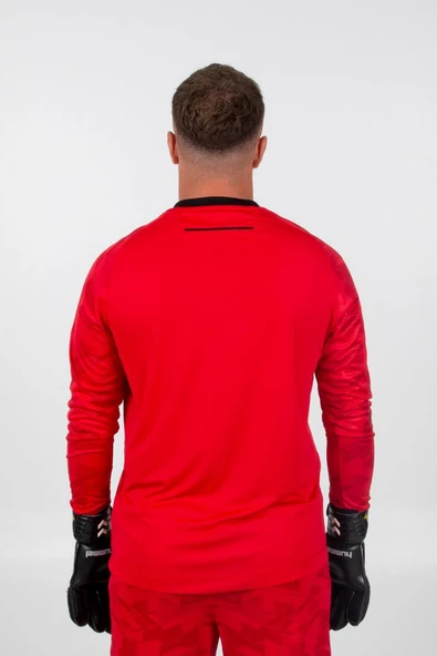 Hummel Line Kaleci Tek Üst Forma Kırmızı - Resim 3