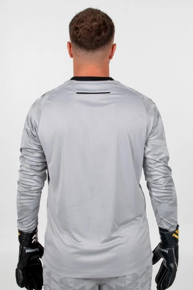 Hummel Line Kaleci Tek Üst Forma Gri - Resim 3