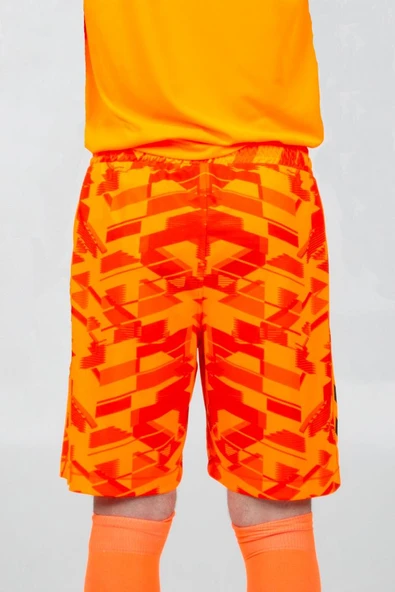 Hummel Line Kaleci Şort Neon Turuncu - Resim 6