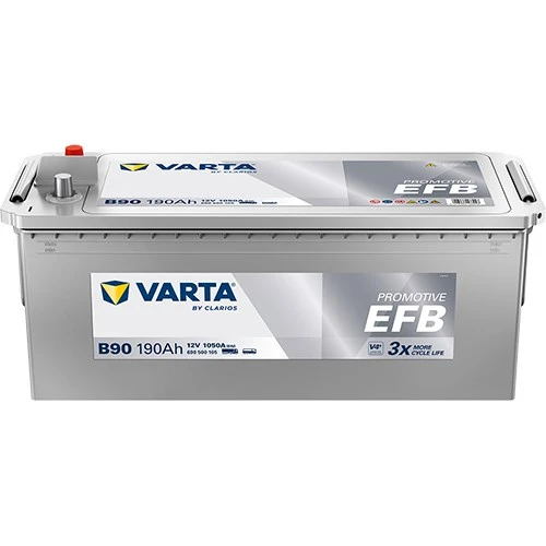 VARTA B90 12V 190Ah 1050A Promotive EFB Ağır Vasıta Akü (Üretim Tarihi:2025) ürün görseli 1