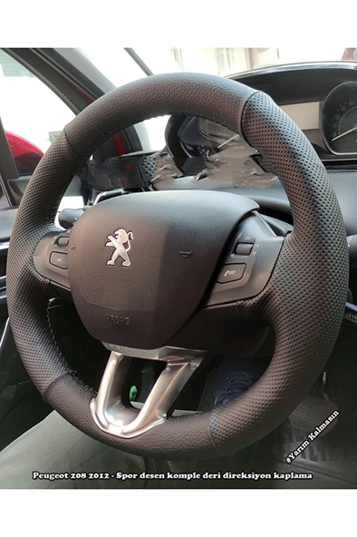 Peugeot 208 2012 Araca Özel Direksiyon Kılıfı ürün görseli 1