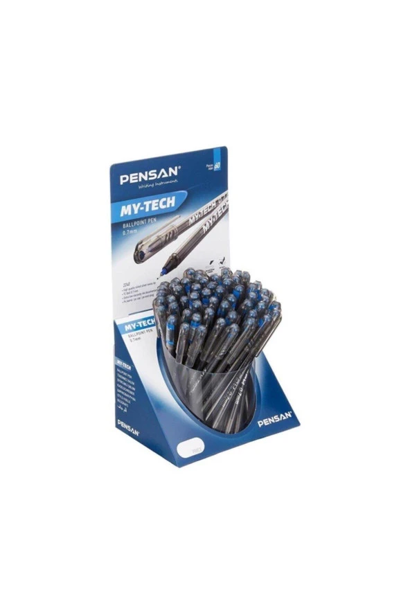 Pensan Tükenmez Kalem My-Tech 1.0 MM Mavi (60 Lı Paket) ürün görseli 1