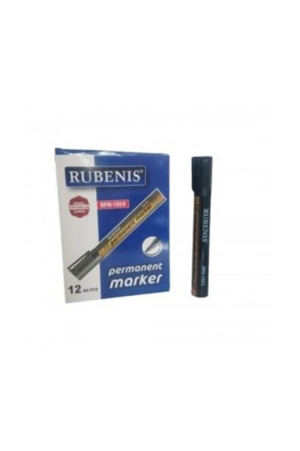 Rubenis Tahta Kalemi Kartuşlu Siyah (12 Li Paket) ürün görseli 1