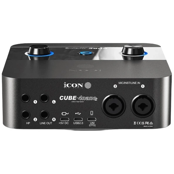 ICON Pro Audio Cube 4 Nano S USB-C Ses Kartı - Resim 2